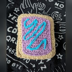 Crochet Wild Berry Pop-Tart mini plush